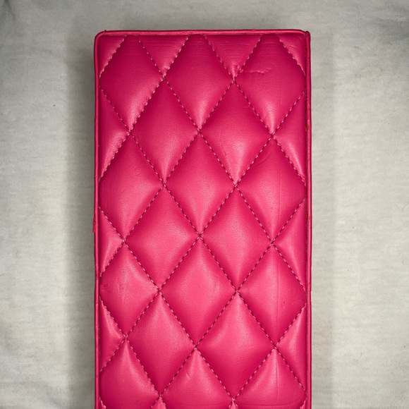 Tuscan Designs Pink Quilted Leather Stationary Jewelry Box! - Picture 3 of 4